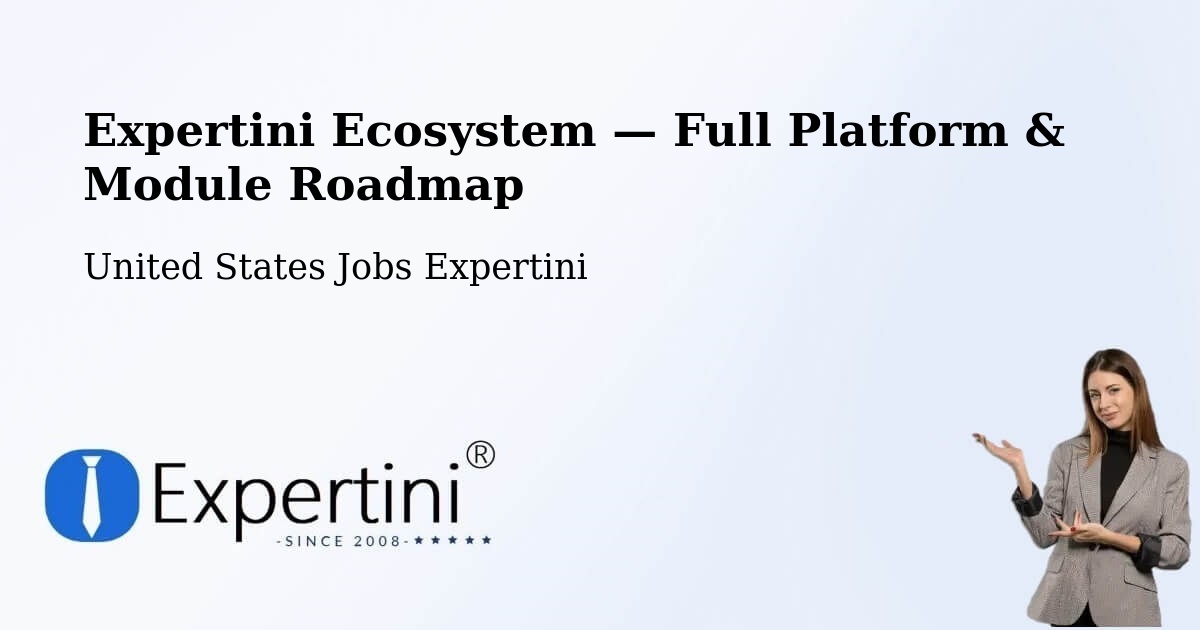 Expertini Ecosystem — Full Platform & Module Roadmap – Reamstown